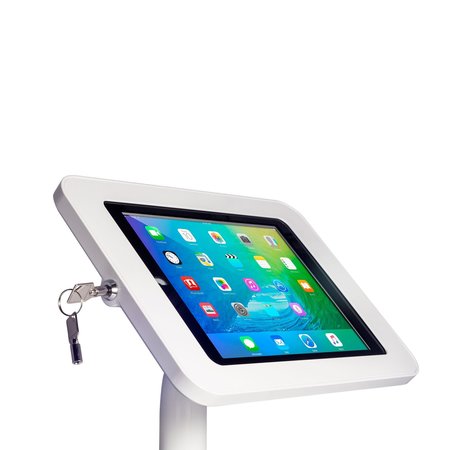 Elevate Ii Floor Stand Kiosk for iPad 9.7 6th/5th Gen. & Air White KAA101W
